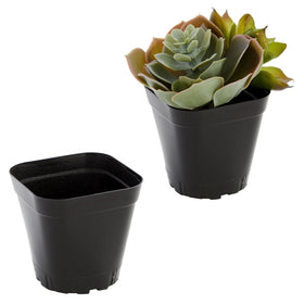 Juvale black modern planter design complements home décor.