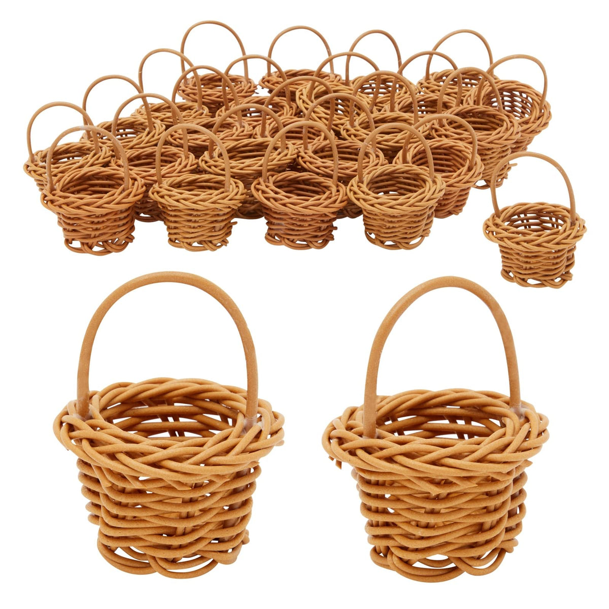 Juvale mini baskets enhancing nursery decor with natural texture