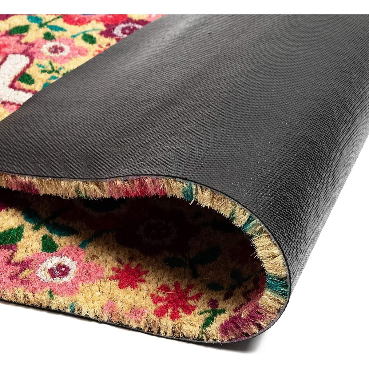 Juvale outdoor indoor floral design mat enhances spring decor anywhere.