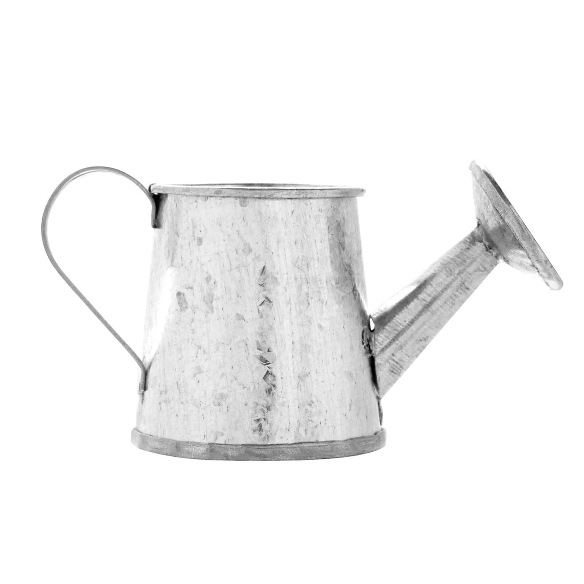 Vintage-style Juvale metal decor can resting on a fireplace mantel