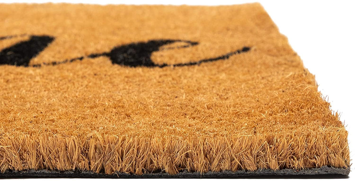 Juvale Welcome Mat underside with stable backing prevents slipping