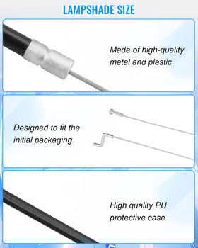 JUWEVAZU D-ring comfort throttle cable for easy operation