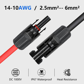 JUYLTOOL solar connectors pins tin-plated copper for reliable outdoor conductivity.