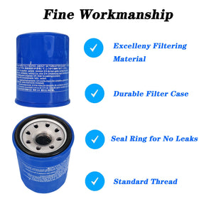 Jvfnxpm oil filter compatibility with GX and GXV engines enables flexible maintenance
