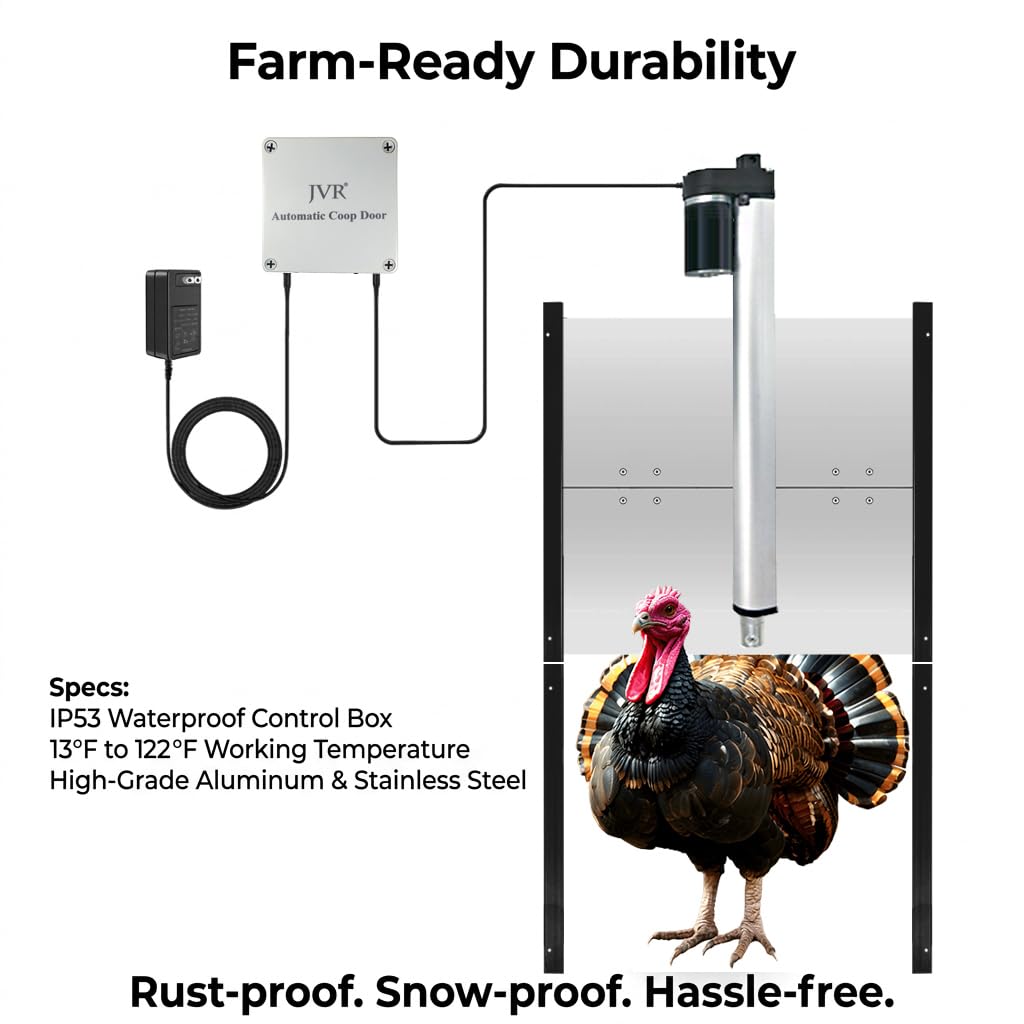 JVR IP53 weatherproof box protecting electronics in rain and snow.