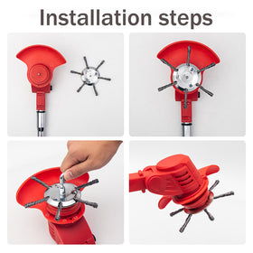 JWFLCK universal-fit trimmer head compatible with many cordless tools.
