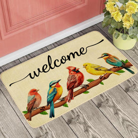JWXCBIM patio entry décor mat adds farmhouse charm.