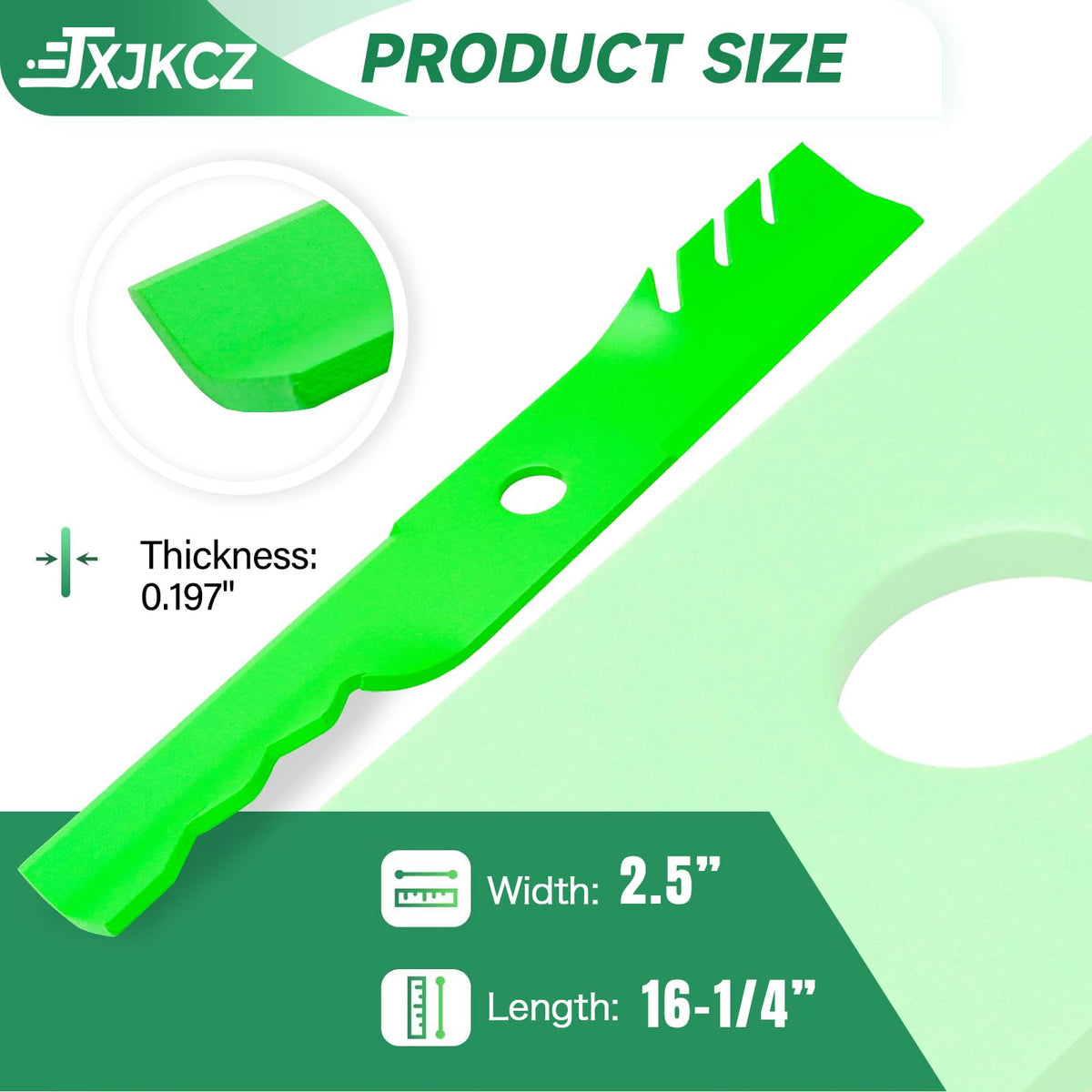 JXJKCZ Exmark Lazer Z turf blade for smooth mowing