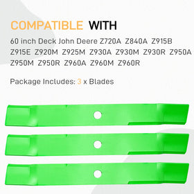 JXJKCZ 60-inch blades center hole 7/8 inch ensures secure mounting.