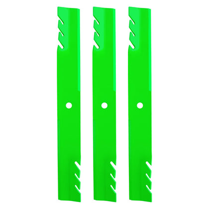 JXJKCZ 60-inch deck blades for Exmark Lazer Z, ready for installation