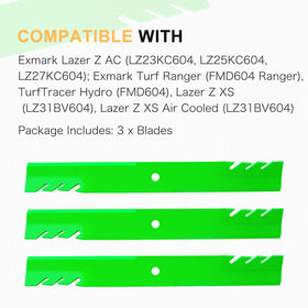 JXJKCZ balance-tested blades help maintain mower performance in the field