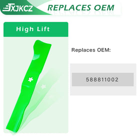 JXJKCZ blade close-up shows 0-157-inch thickness for durability.