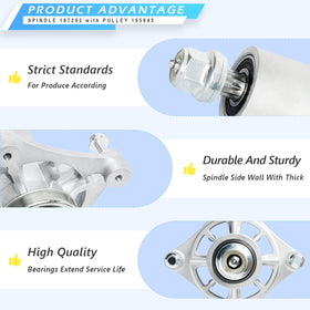 JXJKCZ Husqvarna compatibility—supports multiple YTH and YT models.