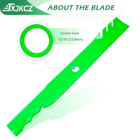 JXJKCZ Extreme Blade Fit with measurement scale highlighting exact dimensions.