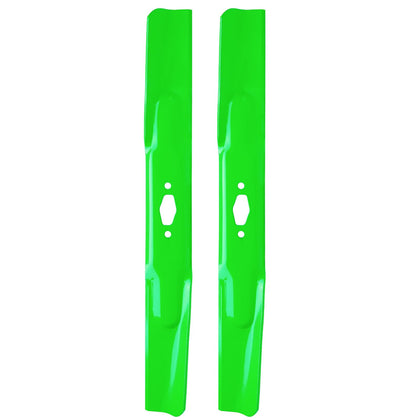 JXJKCZ ultra high-lift mower blade close-up for efficient lift and cut