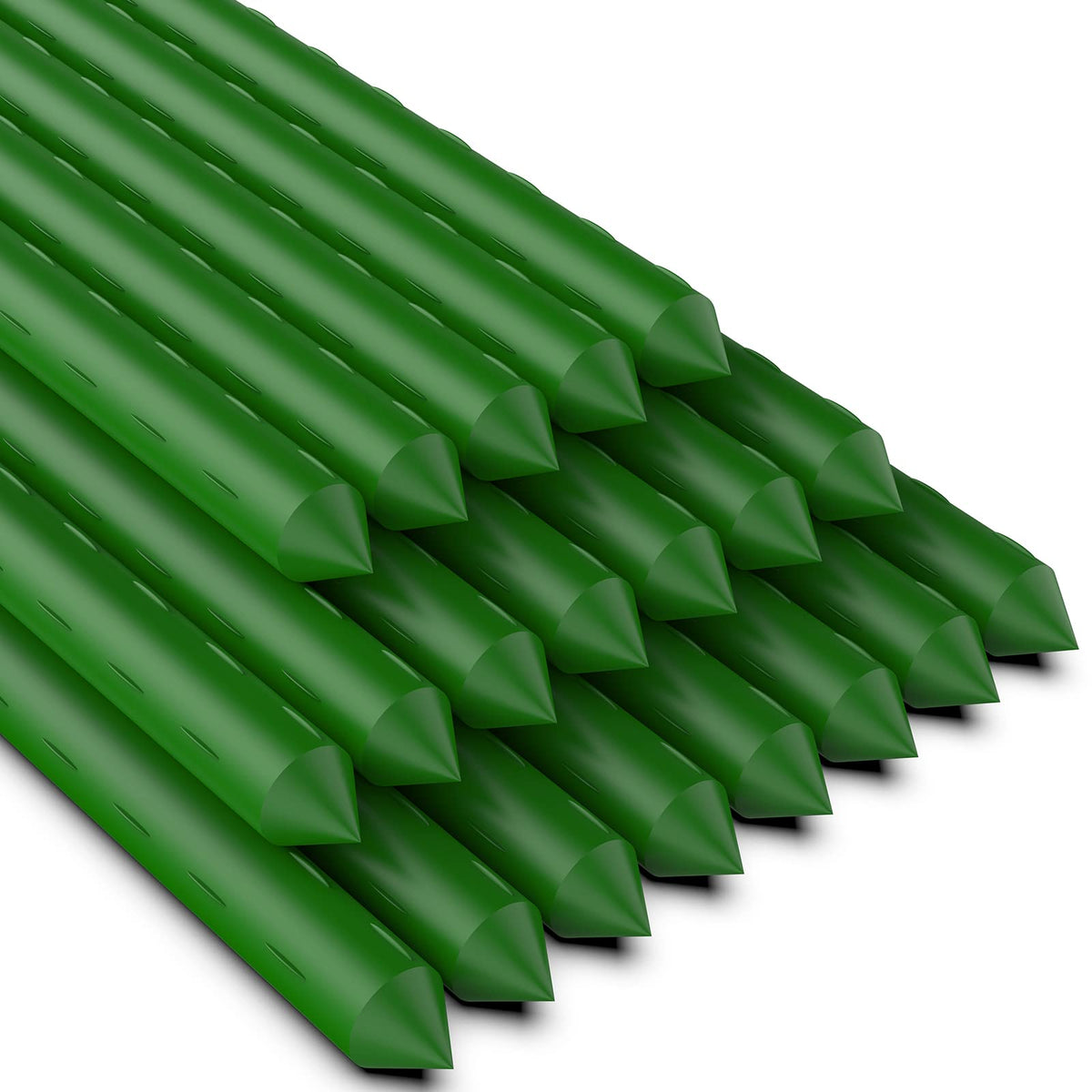 Jxrhy 2Feet garden stake with pointed tip for secure soil penetration and support.