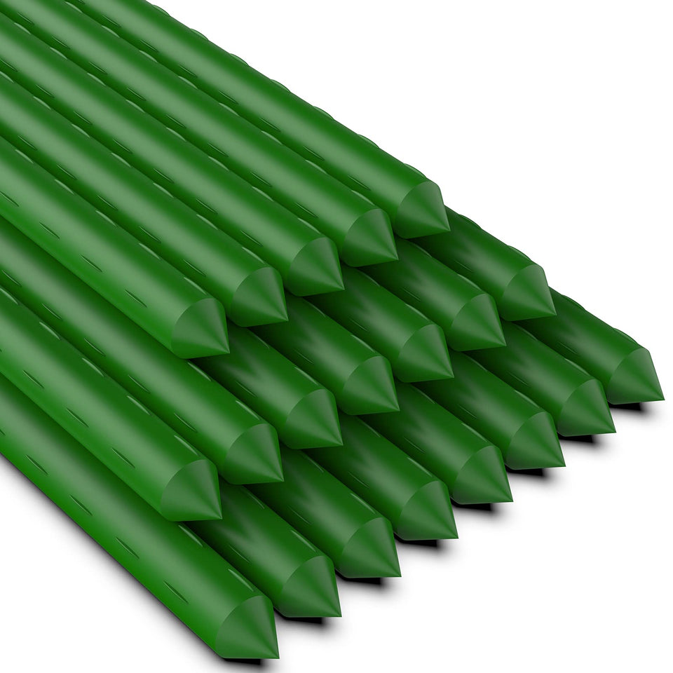 Jxrhy 2Feet garden stake with pointed tip for secure soil penetration and support.