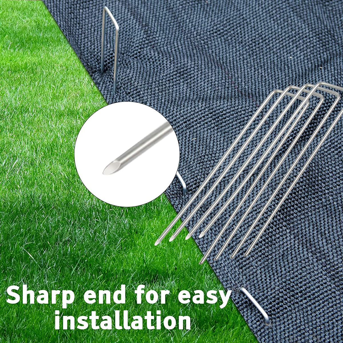 Jxrhy galvanized steel garden stakes resist rust for lasting outdoor use