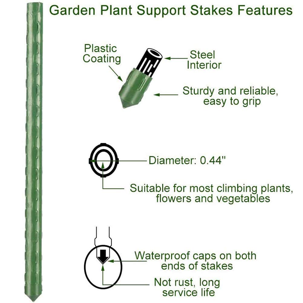 Jxrhy anti-slip surface helps climbing plants stay anchored.