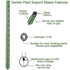 Jxrhy anti-slip surface helps climbing plants stay anchored.