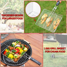 Gift-ready packaging for the JY COOKMENT grill basket, a thoughtful BBQ accessory.