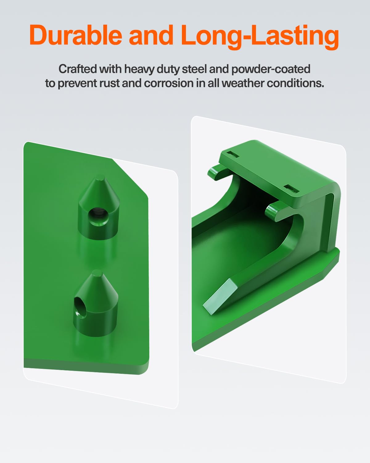 Package includes one pair of weld-on brackets from JY PERFORMANCE for field installation.