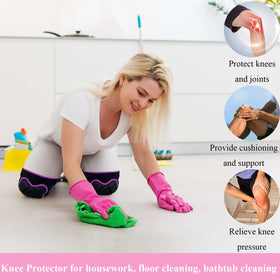 JYBTAA knee pads waterproof feature protects clothing on wet work surfaces.
