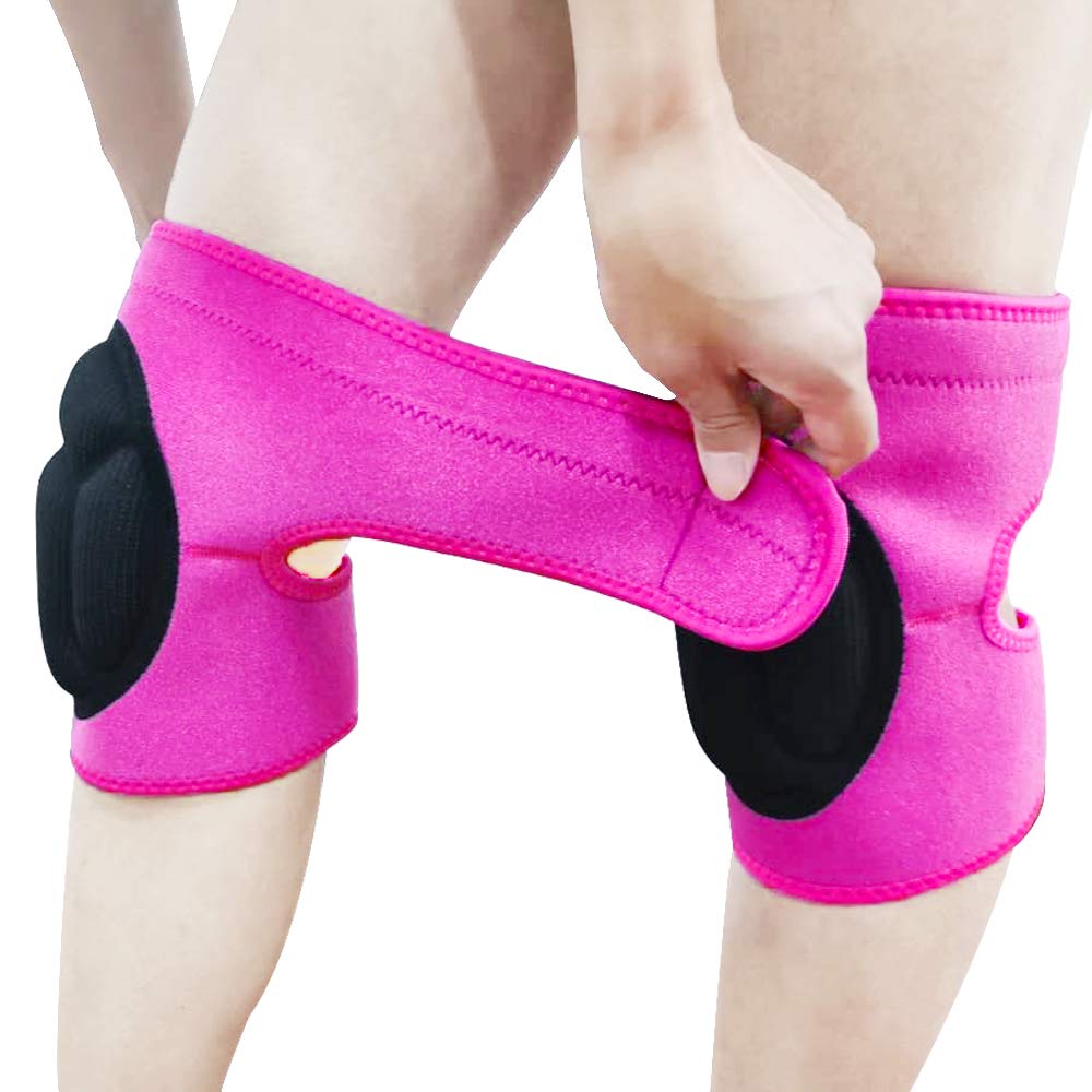 JYBTAA knee pads designed for gardening with adjustable straps and non-slip grip