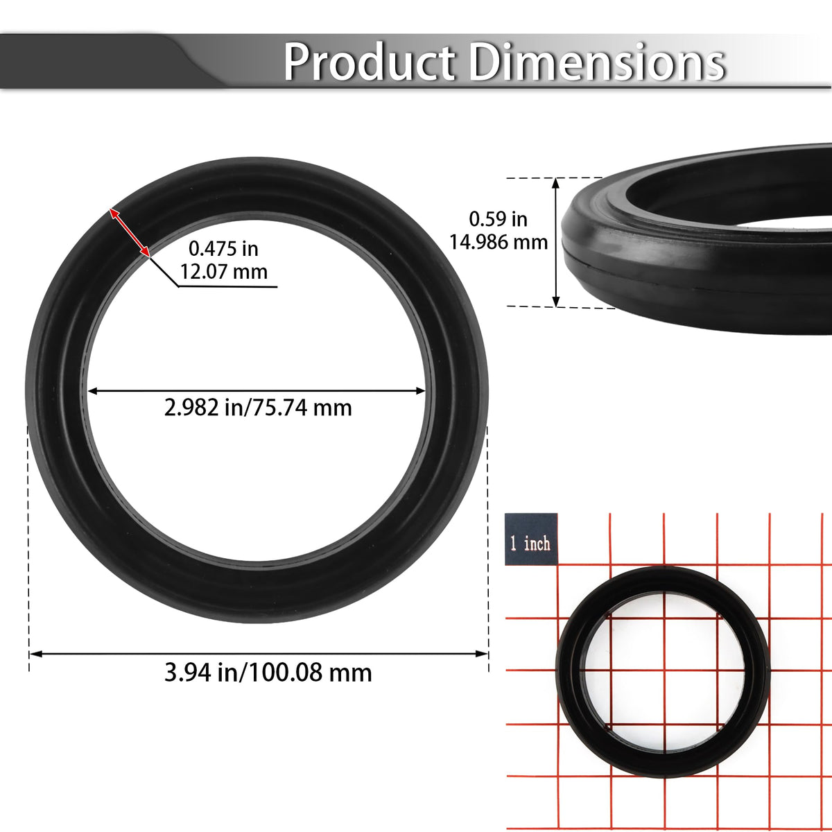 JYCJCF drive ring installed on a 21 inch Snapper mower for smooth self-propel operation.