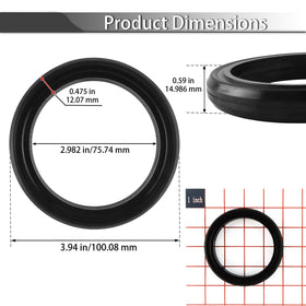 JYCJCF drive ring installed on a 21 inch Snapper mower for smooth self-propel operation.