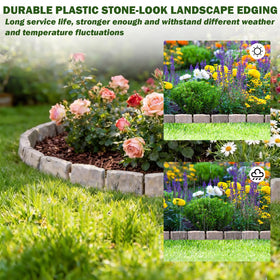 JYINCPED border around flower beds and shrubs
