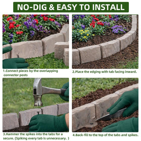 JYINCPED 91-foot kit covers extensive borders with ease.