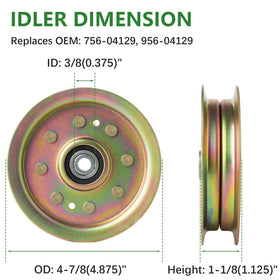JYLEYJ deck belt for reliable drive and alignment