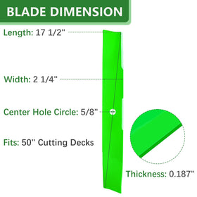 JYLEYJ 50-inch idler pulley showing smooth tension for dependable mowing