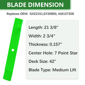 JYLEYJ blade Gy20850 replacement delivers clean, even clippings.
