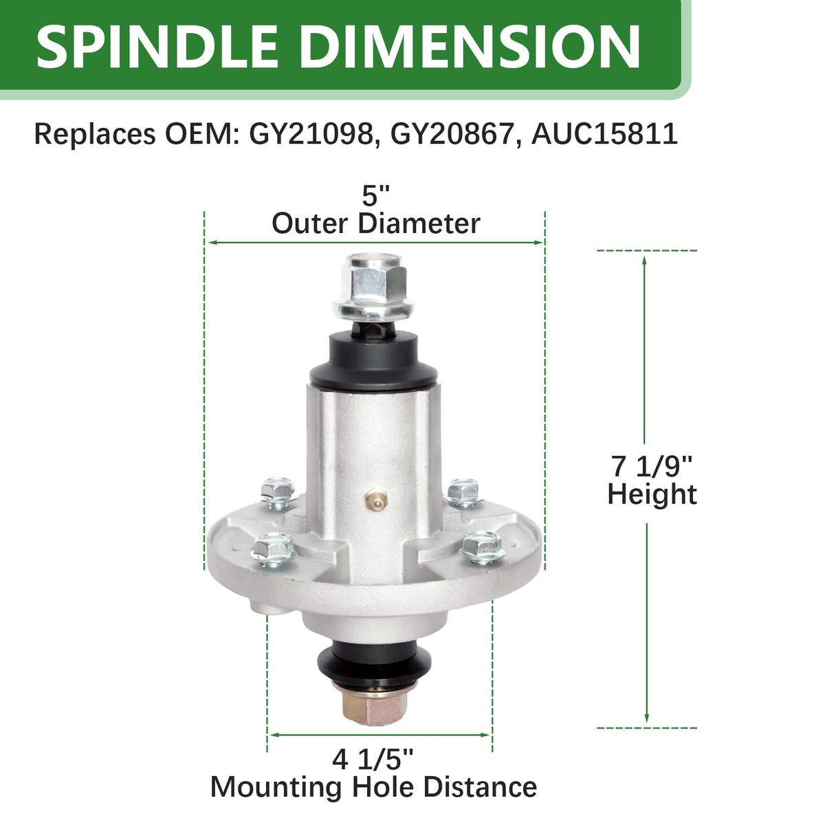Second JYLEYJ spindle Gy21098 supports balanced mowing performance.