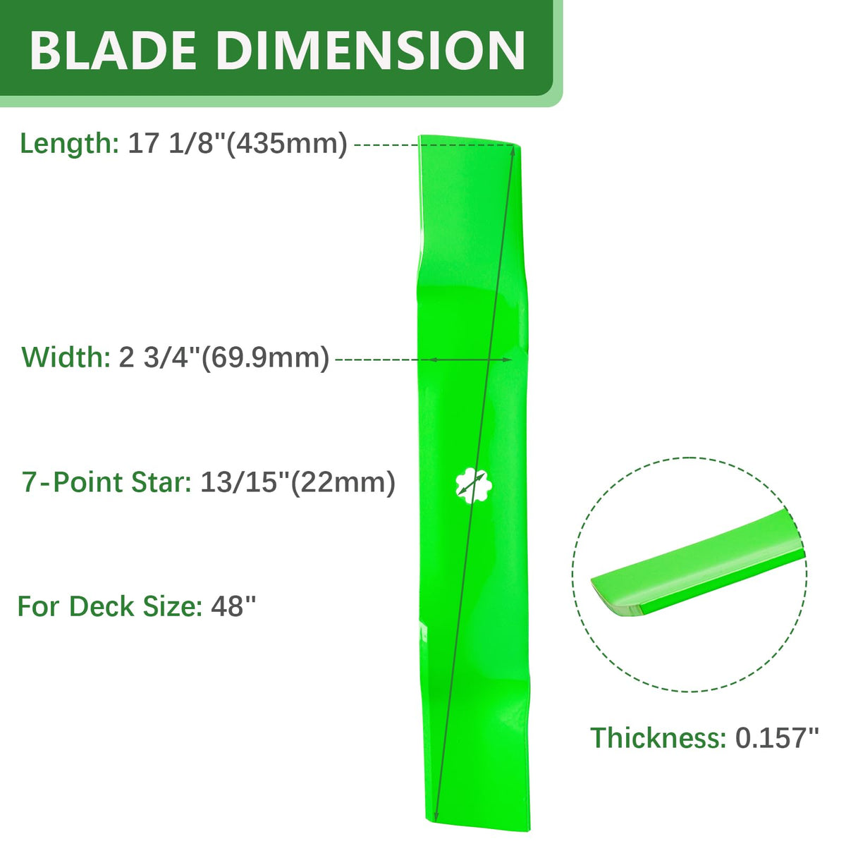 JYLEYJ gy20852 blades 3-pack installation ready for quick swap
