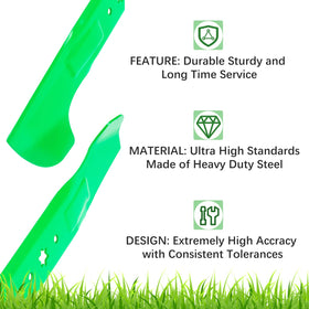 JYLEYJ high lift blades for Troy-Bilt Mustang XP improve lift and cut consistency