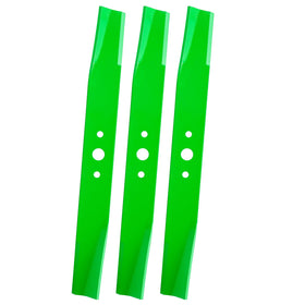 JYLEYJ high lift blades close-up for 50-inch deck improving cut consistency