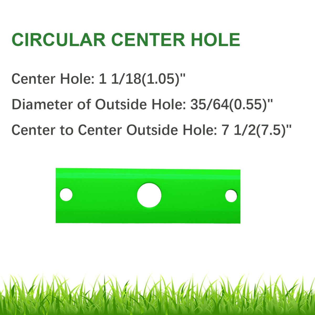 JYLEYJ blade center hole 1-1/8 inch for secure mounting