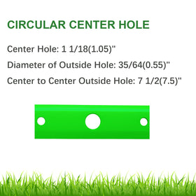 JYLEYJ blade center hole 1-1/8 inch for secure mounting