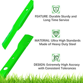 JYLEYJ blade width 2-5/8 inch for efficient grass clearance