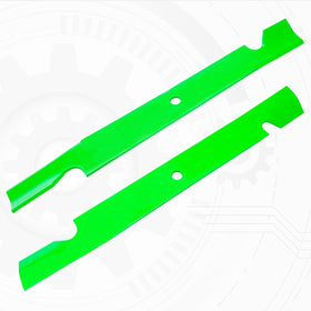 JYLEYJ high-lift notched blade edge improves clippings pickup.