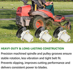Includes three pulleys for complete maintenance kit.