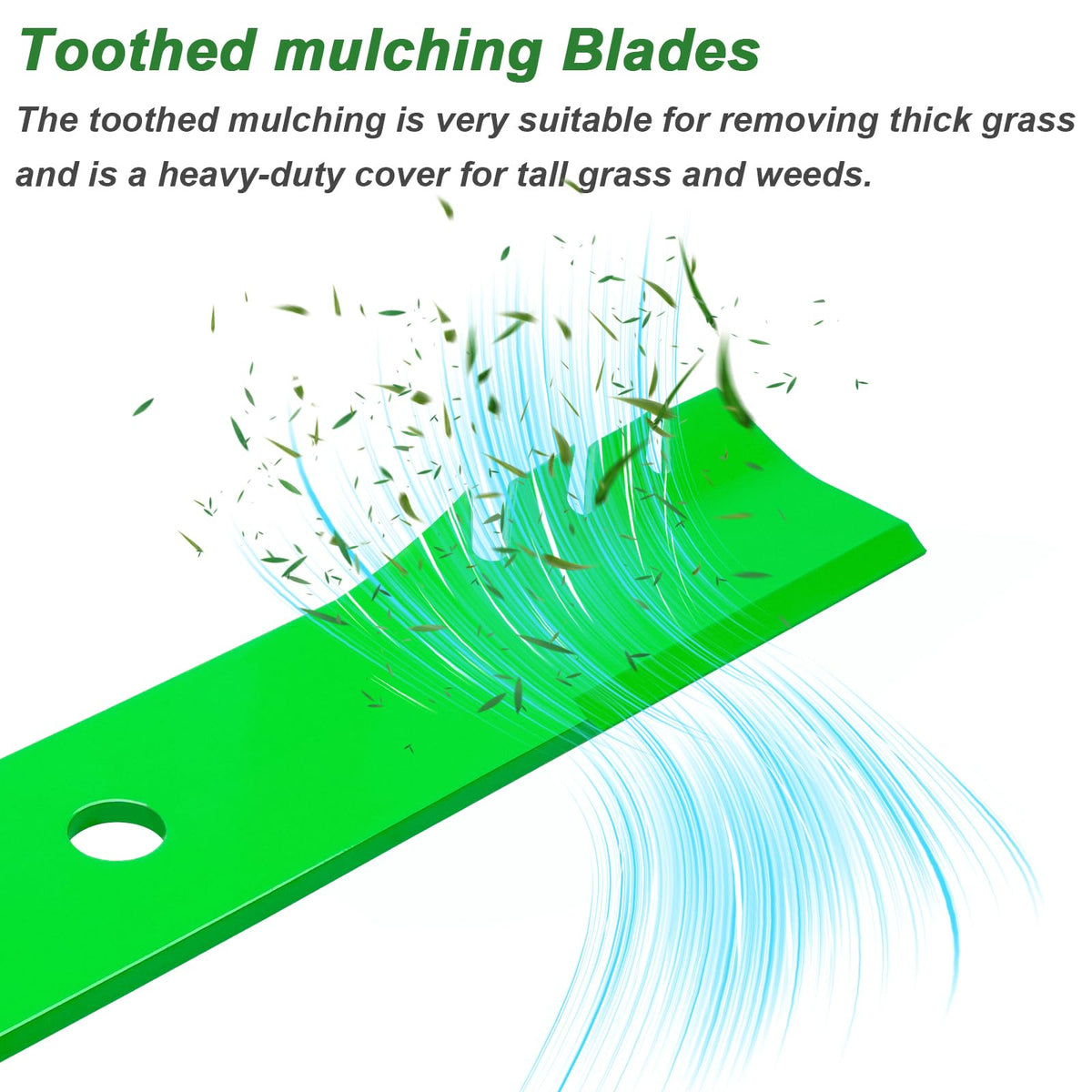 JYLEYJ installation demo, mulching blade fitting onto compatible mower