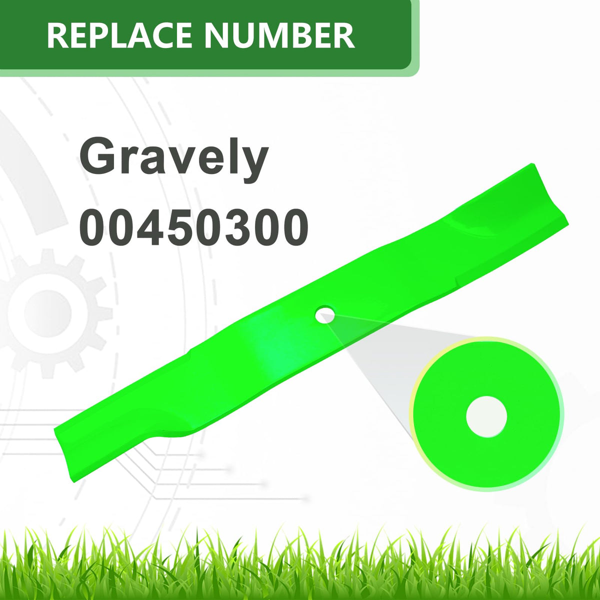 JYLEYJ Pro-Master 152Z blades ready for installation on a 52-inch deck