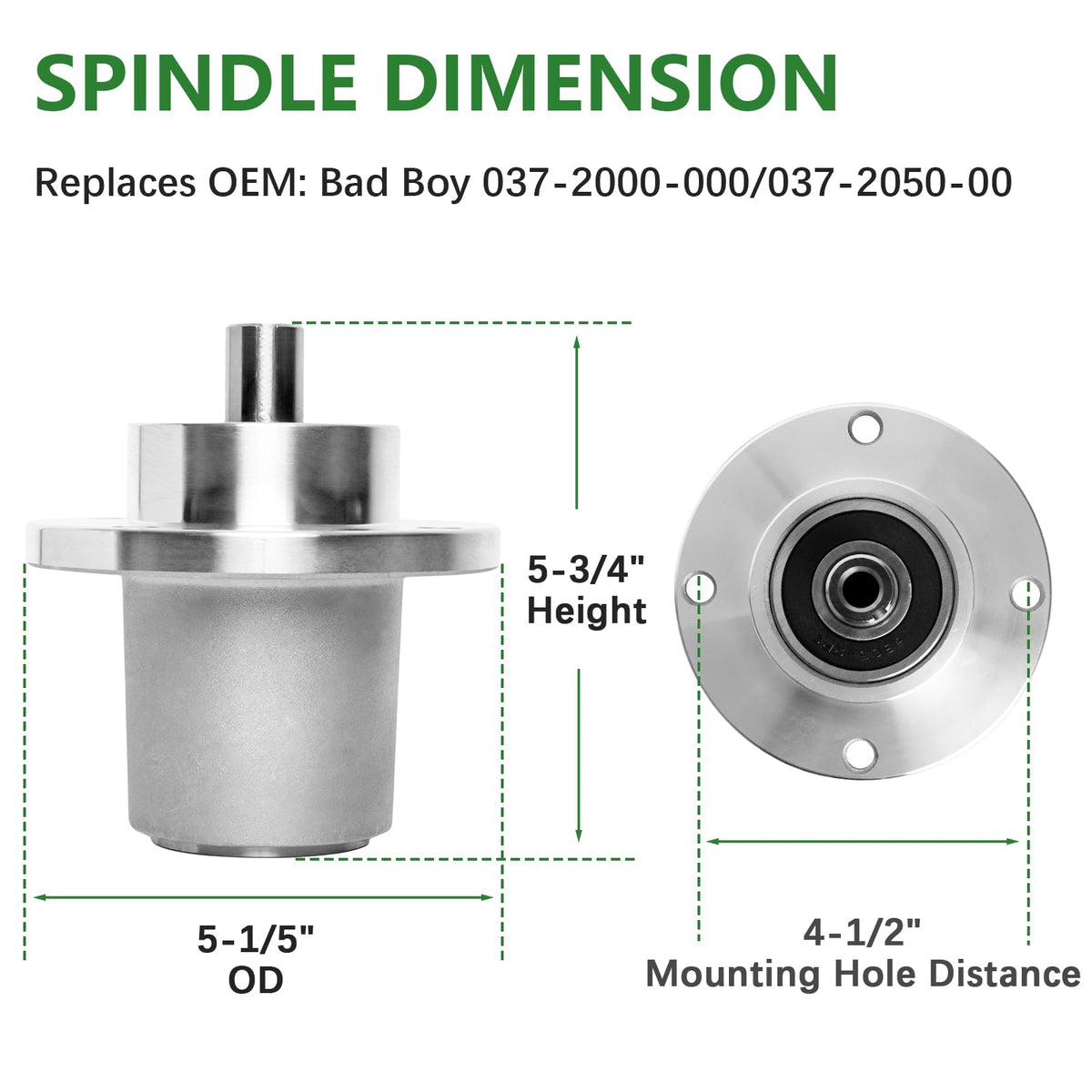 JYLEYJ pulley set for 033-4890-00, smooth drive compatibility.