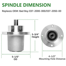 JYLEYJ pulley set for 033-4890-00, smooth drive compatibility.