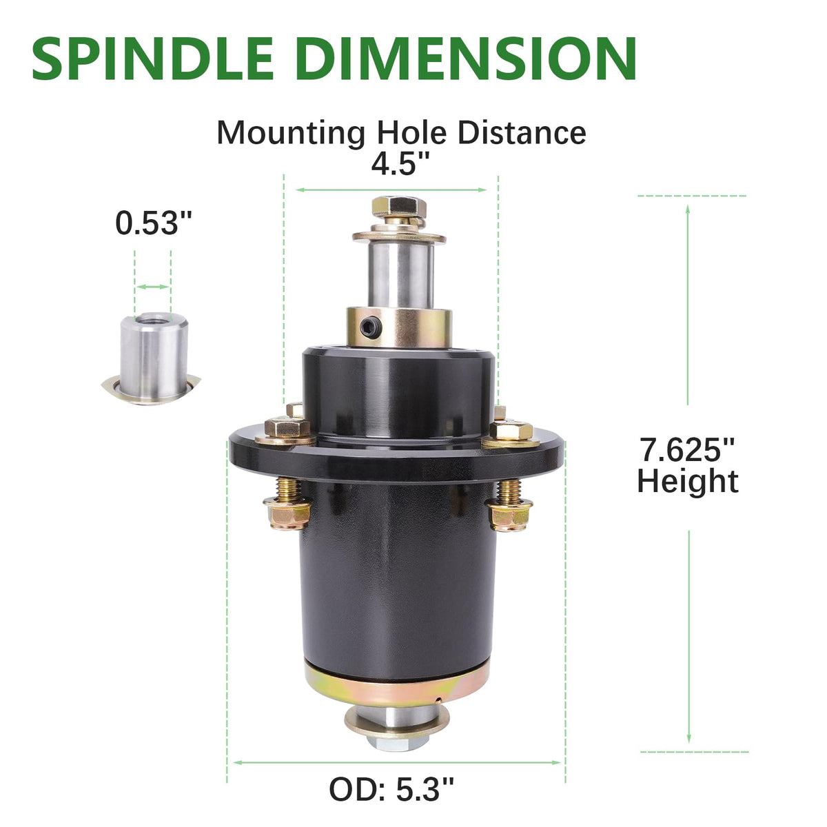 JYLEYJ spindle-assembly 037-6015-50 for Bad Boy ensures stable performance on multiple decks.