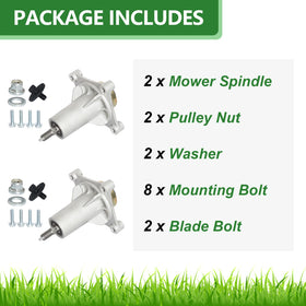 JYLEYJ durable spindle assembly resists bending and wear under heavy use